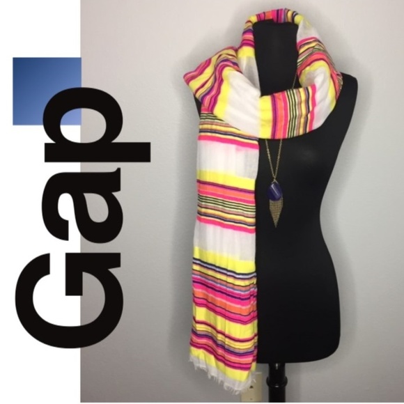 GAP Linen Blend Long Scarf - Picture 1 of 3